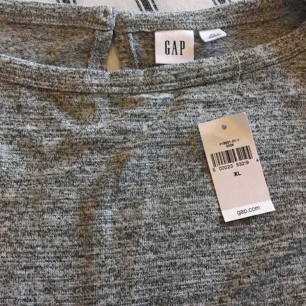 Gap: sleeveless knit tie belt jumpsuit, NWT